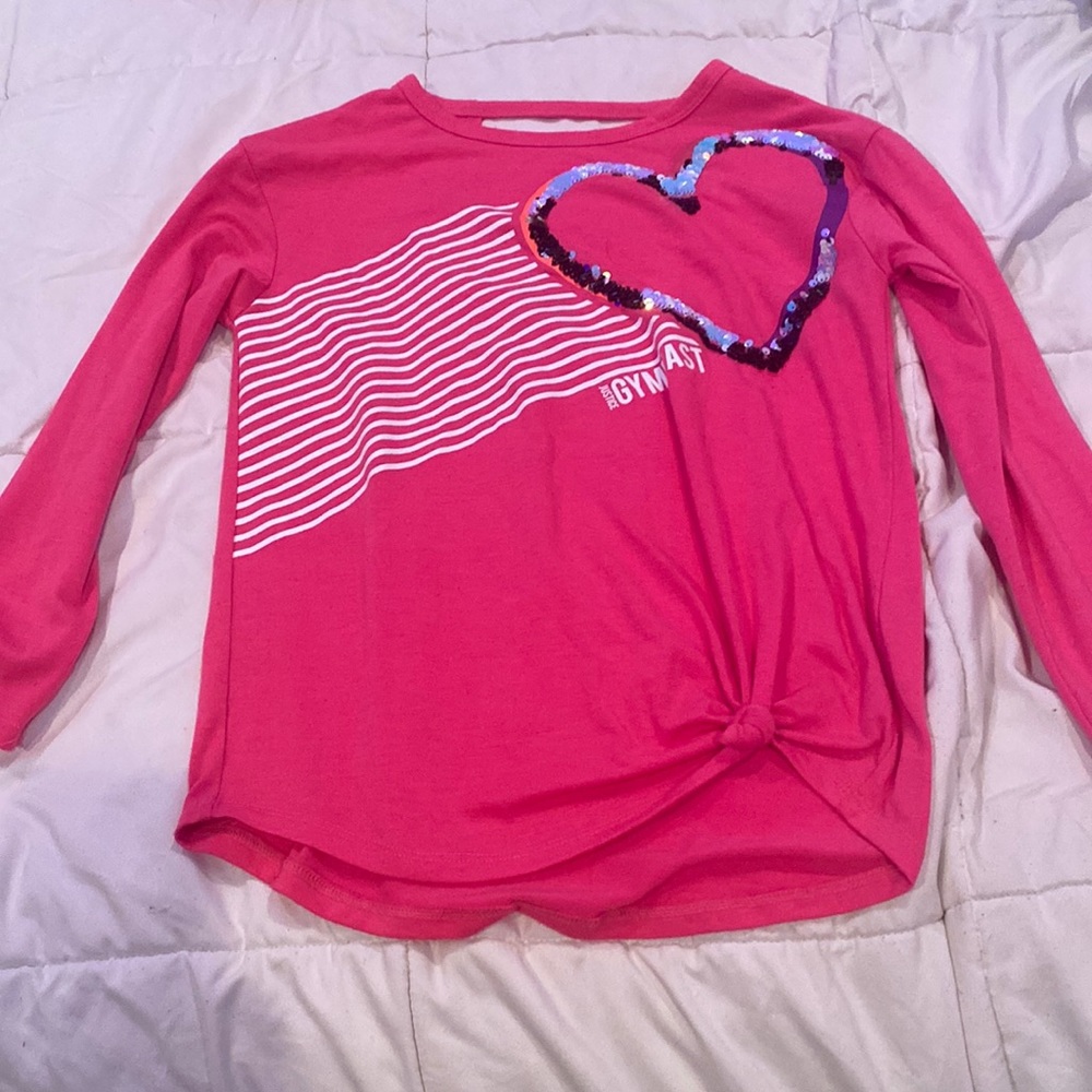 Long sleeve gymnast shirt